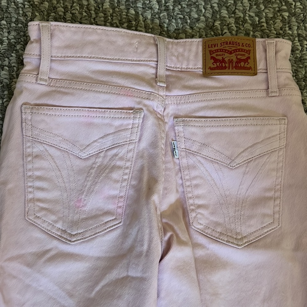 Pink 721 Levi’s High Rise Skinny Jeans - Picture 6 of 14